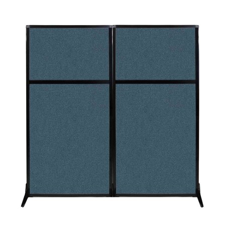 Versare Work Station Screen 66" x 70" Caribbean Fabric 1812443